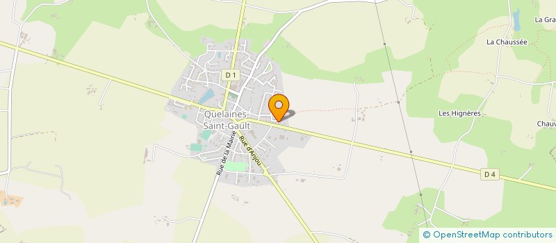 localisation de l'entreprise LS CARRELAGE  QUELAINES-SAINT-GAULT