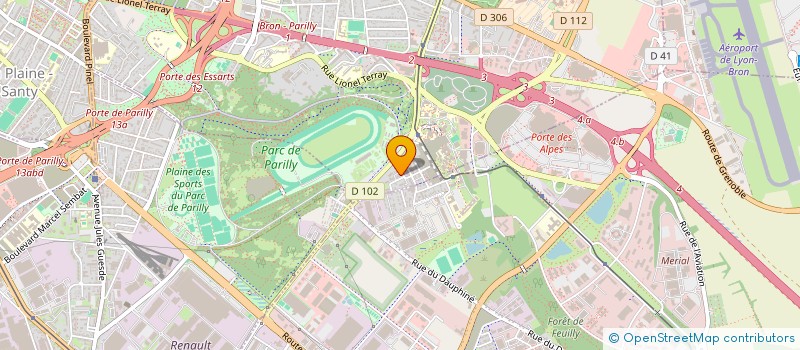 localisation de l'entreprise LS CLEAN  BRON