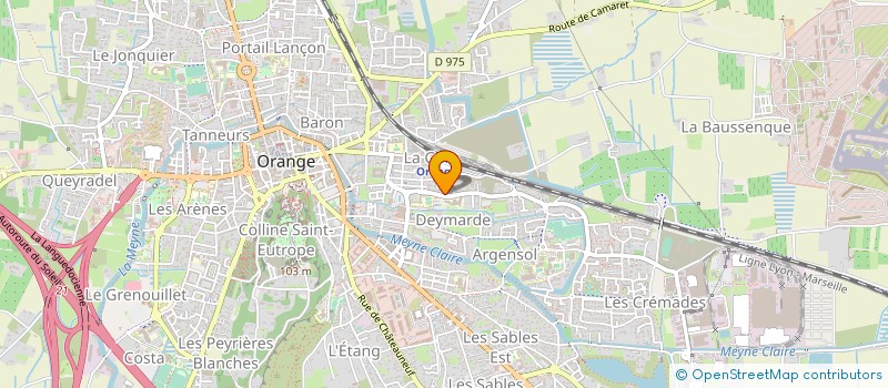 localisation de l'entreprise LS COM  PIOLENC