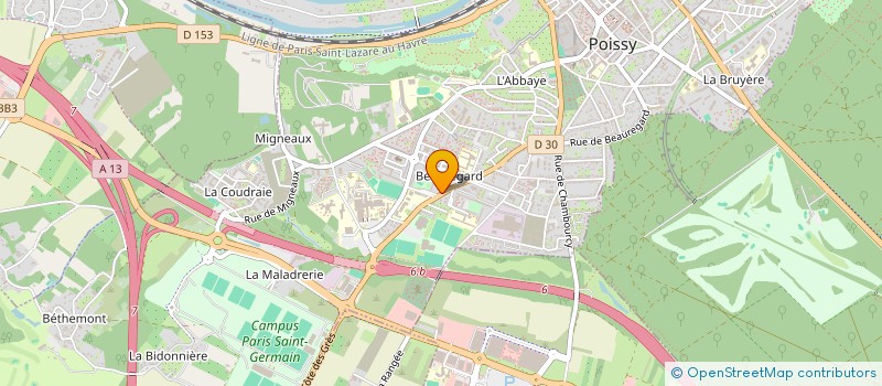 localisation de l'entreprise LS.COM  LIMAY