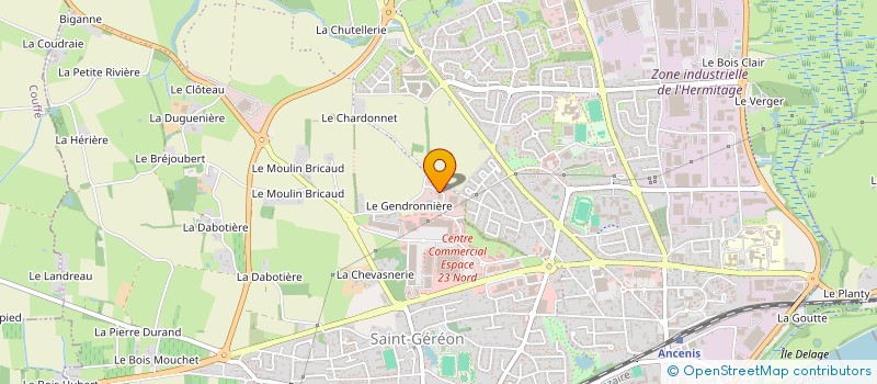 localisation de l'entreprise LS COMMUNICATION à ANCENIS-SAINT-GEREON