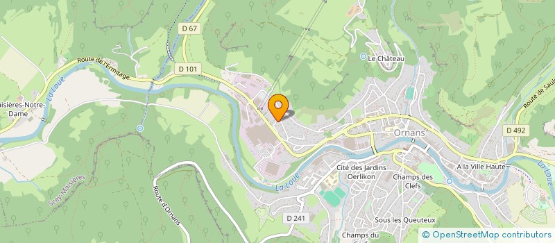 localisation de l'entreprise LS COMPETI'SION  ROUGEMONT
