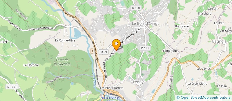 localisation de l'entreprise LS CONCEPT à VAL D'OINGT
