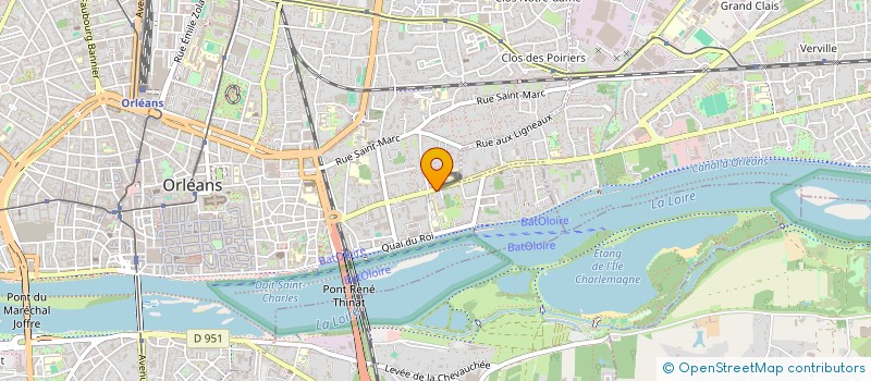 localisation de l'entreprise LS CONSEIL à ORLEANS