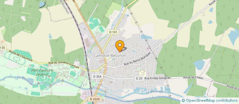 localisation de l'entreprise LS CONSEILS & PATRIMOINE à LAMOTTE-BEUVRON