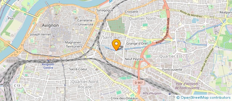 localisation de l'entreprise LS CONSTANT COMPAGNONS BATISSEURS FRANCE  AVIGNON