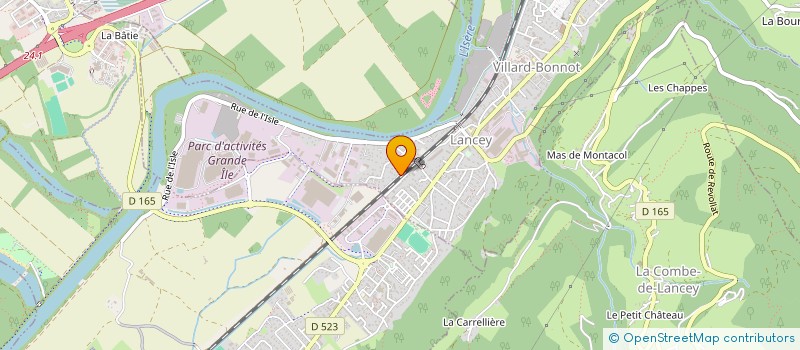 localisation de l'entreprise LS CONSULTING  VILLARD-BONNOT