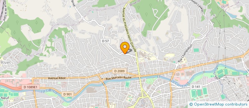 localisation de l'entreprise LS CONSULTING  BRIVE-LA-GAILLARDE