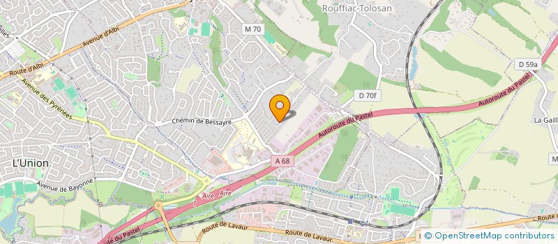 localisation de l'entreprise LS COURTAGE  PECHBONNIEU