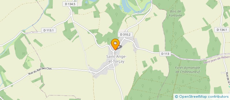 localisation de l'entreprise LS COUVERTURE à SAINT-ANGE-ET-TORCAY