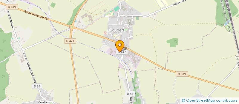 localisation de l'entreprise LS CREATIONS  COUBERT