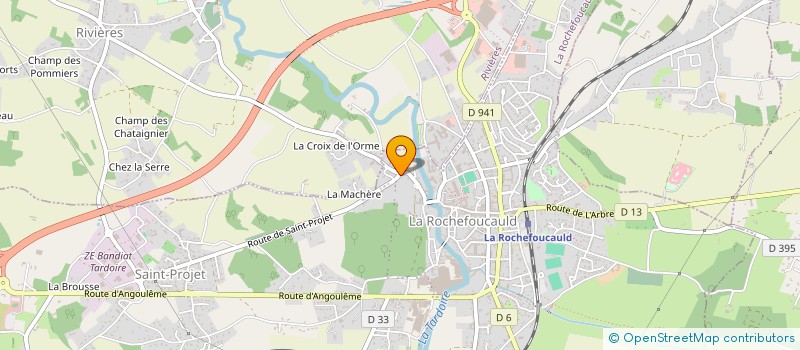 localisation de l'entreprise LS DATA  LA ROCHEFOUCAULD-EN-ANGOUMOIS