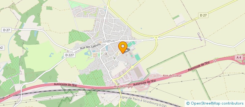 localisation de l'entreprise LS DIET à GUEUX