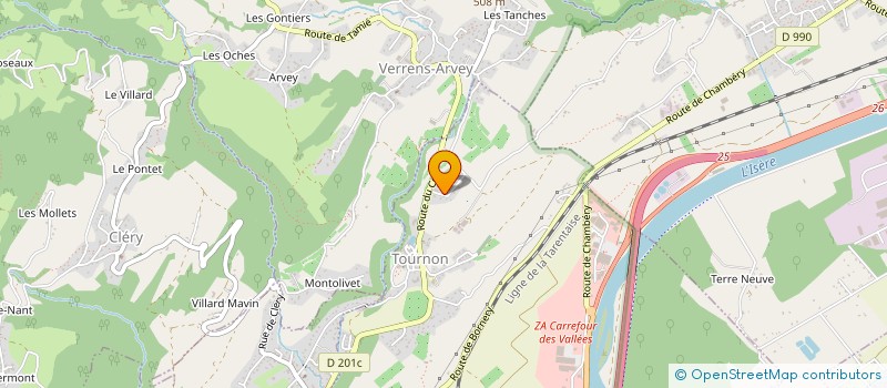 localisation de l'entreprise LS DIFFUSION  TOURNON