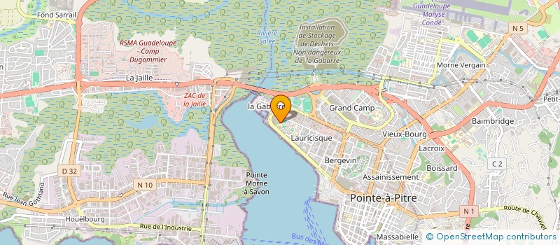 localisation de l'entreprise LS DU BOULEVARD  POINTE A PITRE