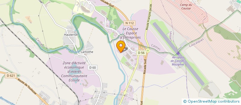 localisation de l'entreprise LS DU CAUSSE  LABRUGUIERE