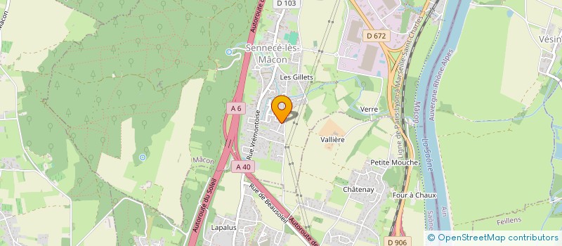 localisation de l'entreprise LS ECOM  MACON