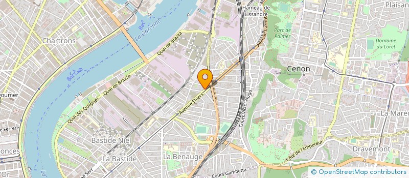 localisation de l'entreprise LS EVENEMENT à BORDEAUX