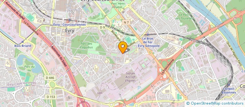 localisation de l'entreprise LS EVOLUTION  EVRY-COURCOURONNES