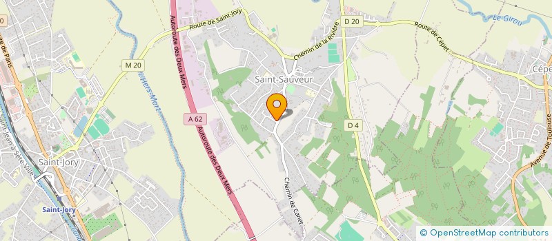 localisation de l'entreprise LS FERMETURE  SAINT-SAUVEUR