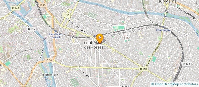 localisation de l'entreprise LS FITNESS à SAINT-MAUR-DES-FOSSES