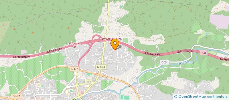 localisation de l'entreprise LS GRAVURE  BRIGNOLES