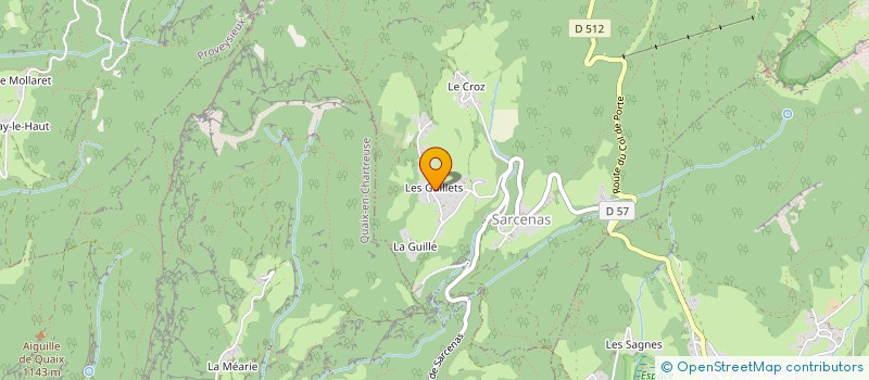 localisation de l'entreprise LS HABITATS  SARCENAS