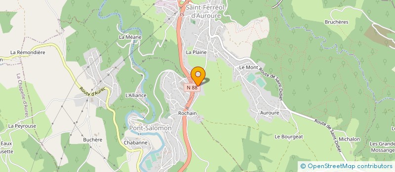 localisation de l'entreprise LS HOLDING 42  LURIECQ