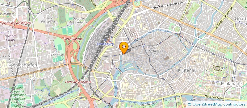 localisation de l'entreprise LS HOLDING à STRASBOURG
