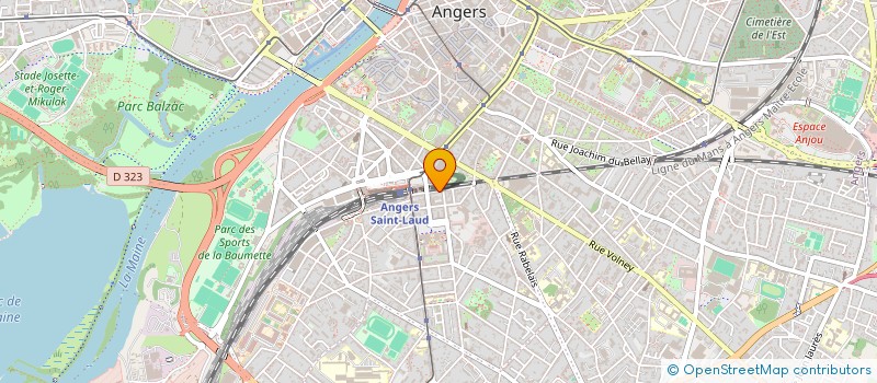 localisation de l'entreprise LS HOLDING à ANGERS