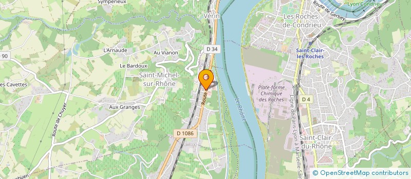 localisation de l'entreprise LS HOLDING  ECHALAS