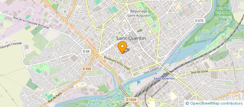 localisation de l'entreprise LS HOLDING à SAINT-QUENTIN