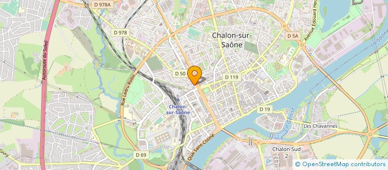 localisation de l'entreprise LS HOTEL à CHALON-SUR-SAONE