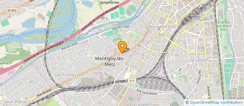 localisation de l'entreprise LS IMMO à MONTIGNY-LES-METZ