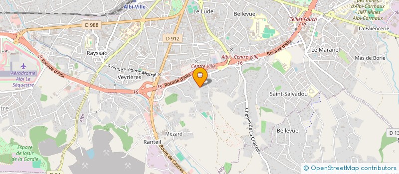 localisation de l'entreprise LS IMMO à ALBI