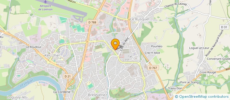 localisation de l'entreprise LS IMMO  LANNION