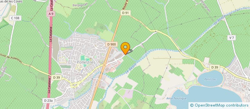 localisation de l'entreprise LS IMMOBILIER  POLLESTRES