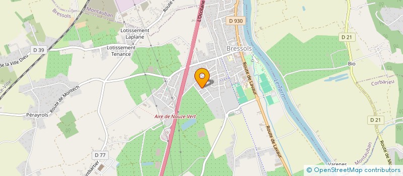 localisation de l'entreprise LS IMMOBILIER  BRESSOLS