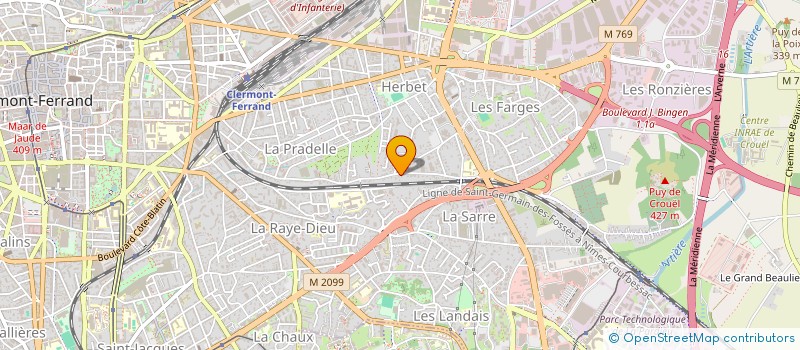 localisation de l'entreprise LS IMMOBILIER  CLERMONT-FERRAND