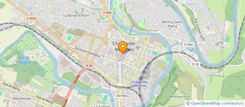 localisation de l'entreprise LS IMMOBILIER  CHARLEVILLE-MEZIERES