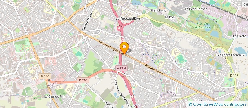localisation de l'entreprise LS INNOV à LES PONTS-DE-CE