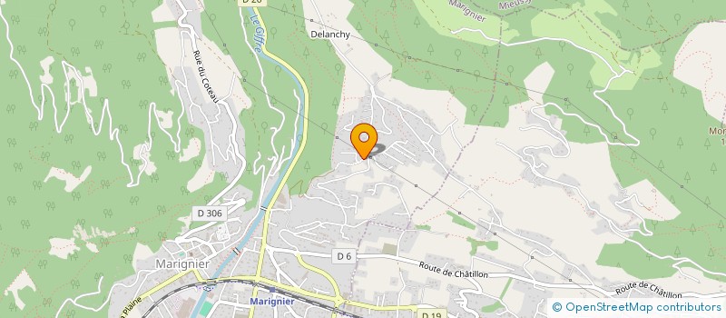 localisation de l'entreprise LS INSIDE  MARIGNIER