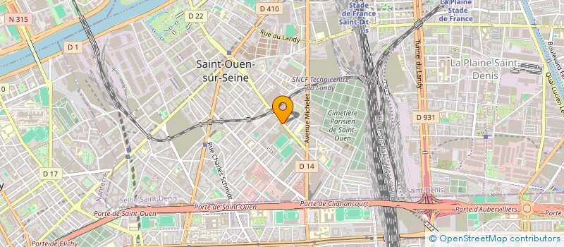 localisation de l'entreprise LS INVEST à SAINT-OUEN-SUR-SEINE