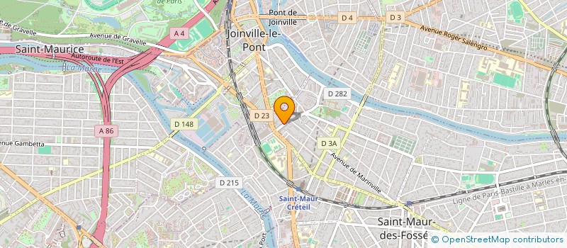 localisation de l'entreprise LS INVEST à SAINT-MAUR-DES-FOSSES