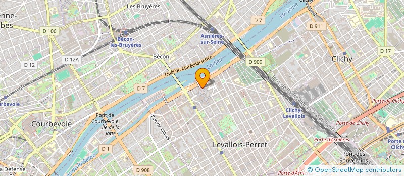 localisation de l'entreprise LS INVEST à LEVALLOIS-PERRET