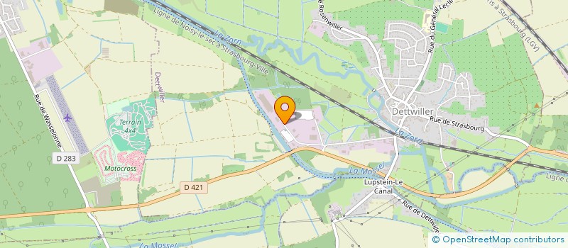 localisation de l'entreprise LS INVEST  DETTWILLER