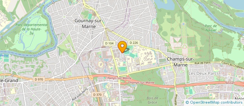 localisation de l'entreprise LS INVESTS  CHAMPS-SUR-MARNE