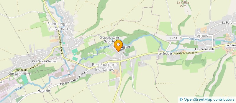 localisation de l'entreprise LS LODGE  BERTEAUCOURT-LES-DAMES