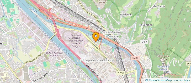 localisation de l'entreprise LS MARKETING à GRENOBLE