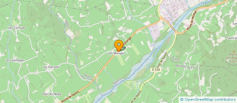 localisation de l'entreprise LS MECA AUTO  VINSOBRES